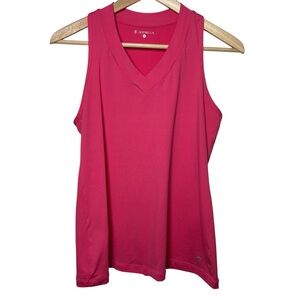 Sofibella UV Colors Tank Top Women Medium Sleeveless Golf Pink Pickleball Tennis